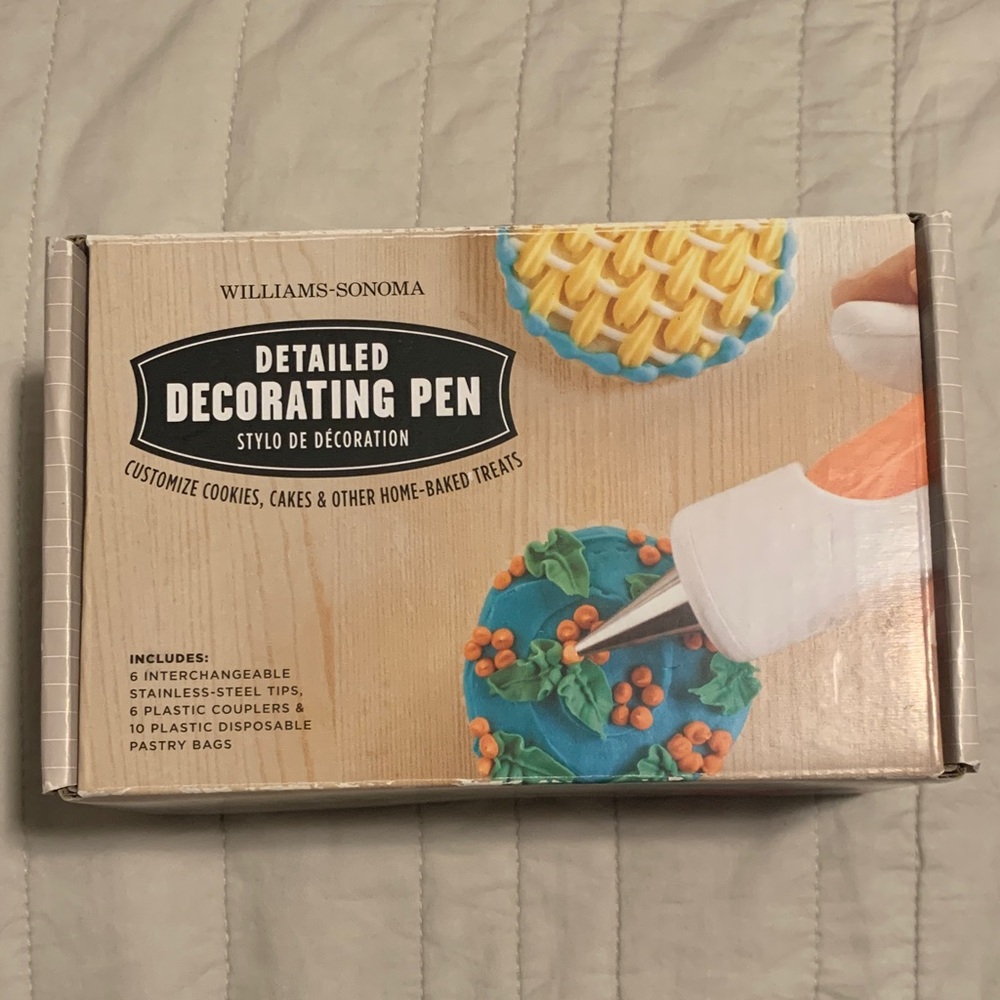 NIB Williams Sonoma Decorating Pen for cookies, cakes and other treats